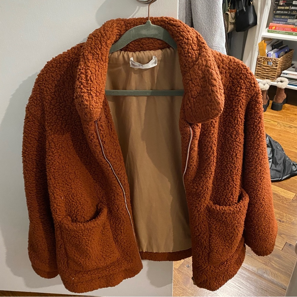 Sherpa teddy jacket